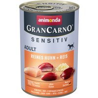 animonda GranCarno Adult Sensitive 6 x 400 g - Reines Huhn & Reis von Animonda GranCarno