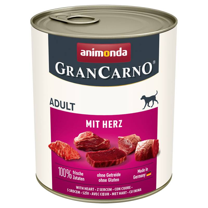 animonda GranCarno Original Adult 6 x 800 g - Herz von Animonda GranCarno