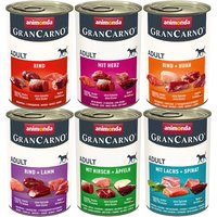 Sparpaket animonda GranCarno Original 24 x 400 g - Adult Mix I (6 Sorten gemischt) von Animonda GranCarno