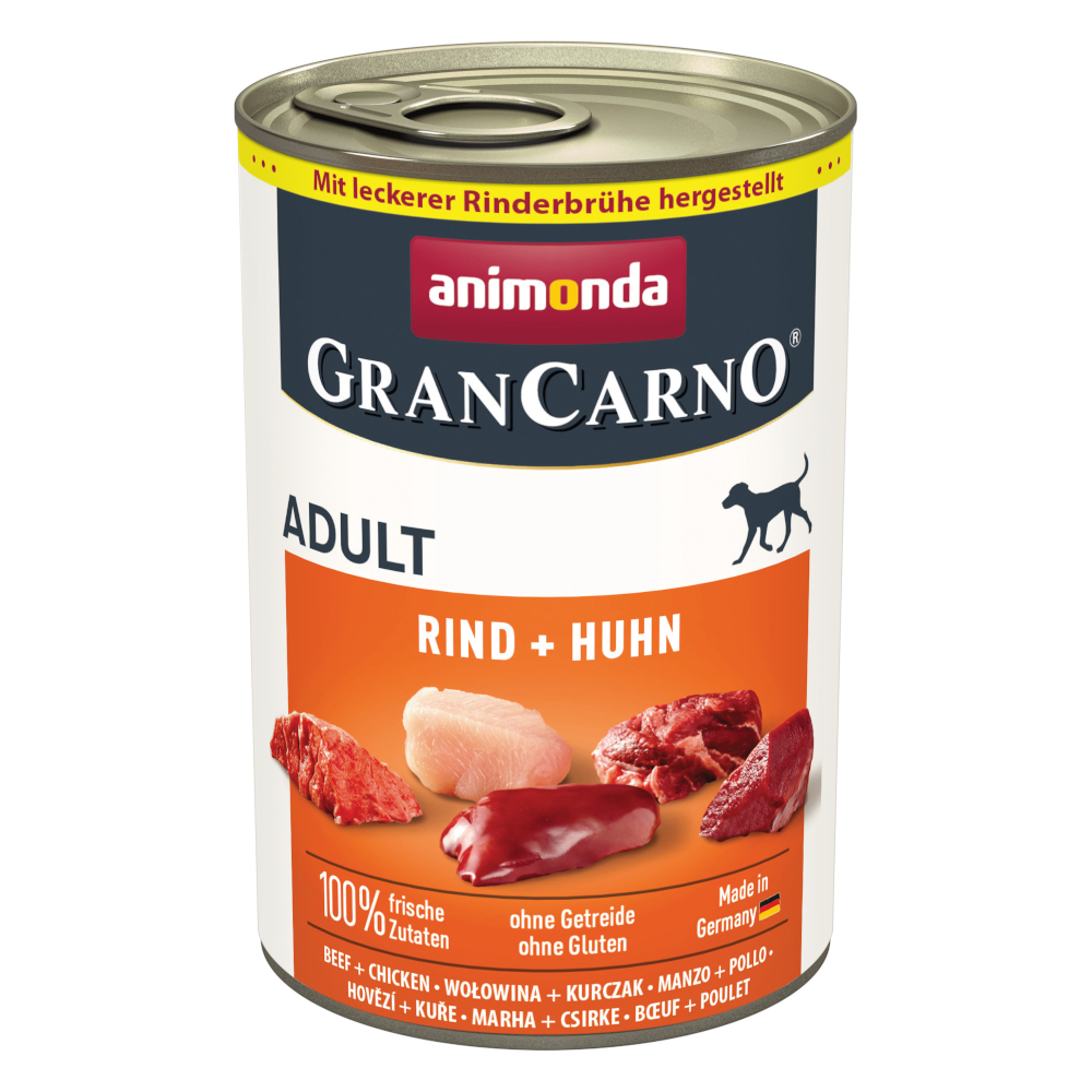 Sparpaket animonda GranCarno Original 24 x 400 g - Rind & Huhn von Animonda GranCarno