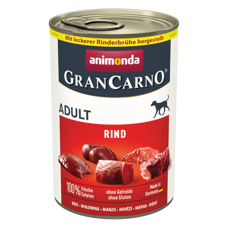 Sparpaket animonda GranCarno Original 24 x 400 g - Rind von Animonda GranCarno