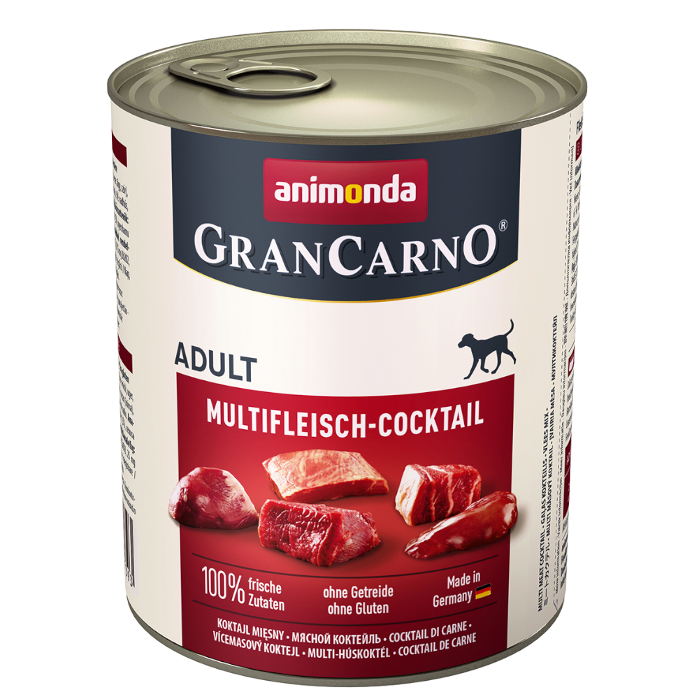 Sparpaket animonda GranCarno Original 24 x 800 g - Multifleisch-Cocktail von Animonda GranCarno