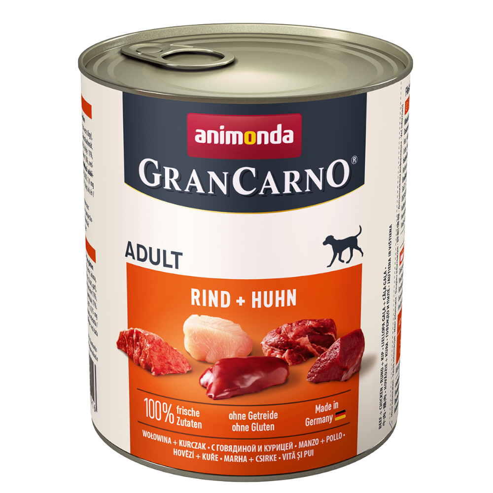 Sparpaket animonda GranCarno Original 24 x 800 g - Rind & Huhn von Animonda GranCarno