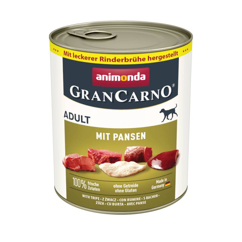 Sparpaket animonda GranCarno Original 12 x 800 g - mit Pansen von Animonda GranCarno