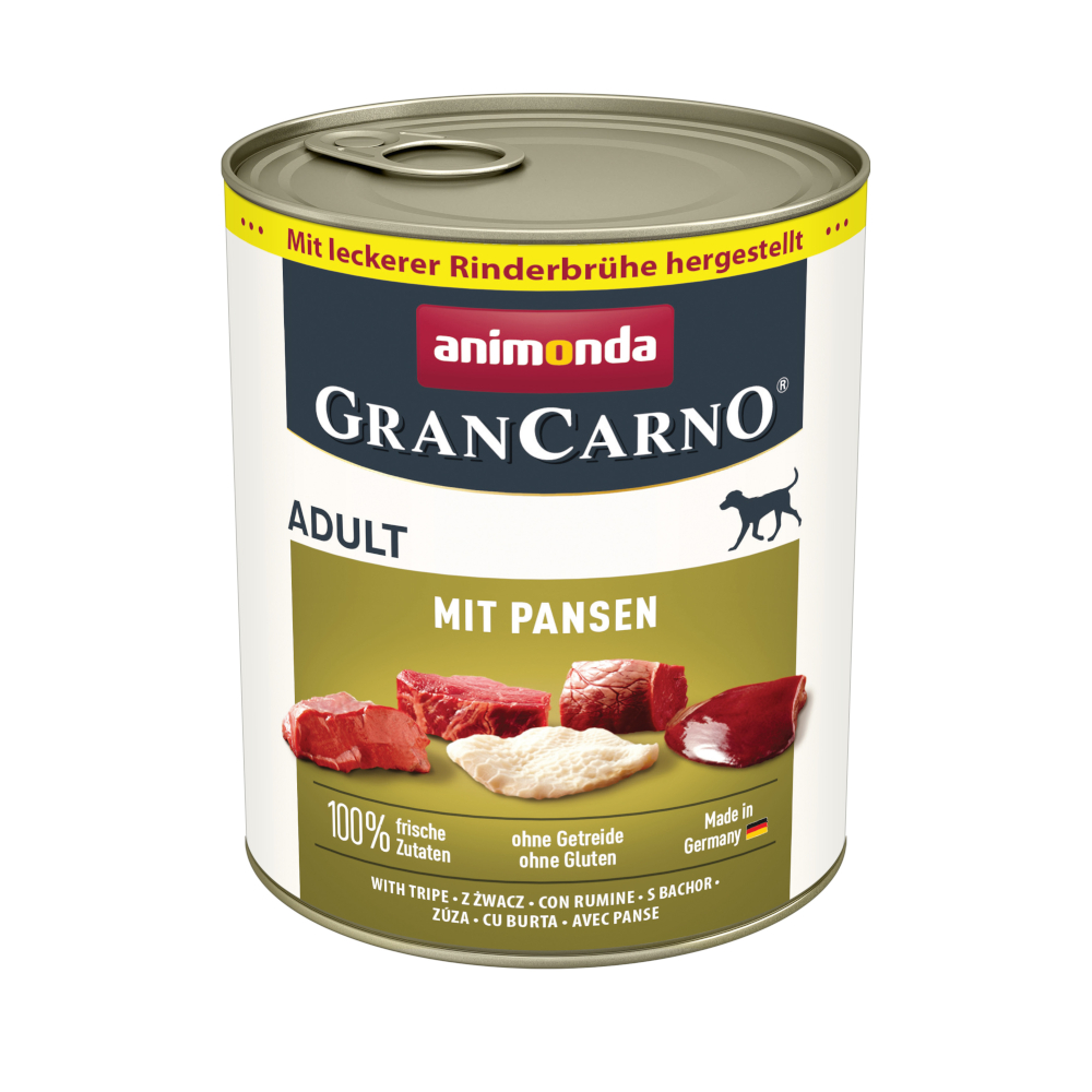 Sparpaket animonda GranCarno Original 24 x 800 g - mit Pansen von Animonda GranCarno