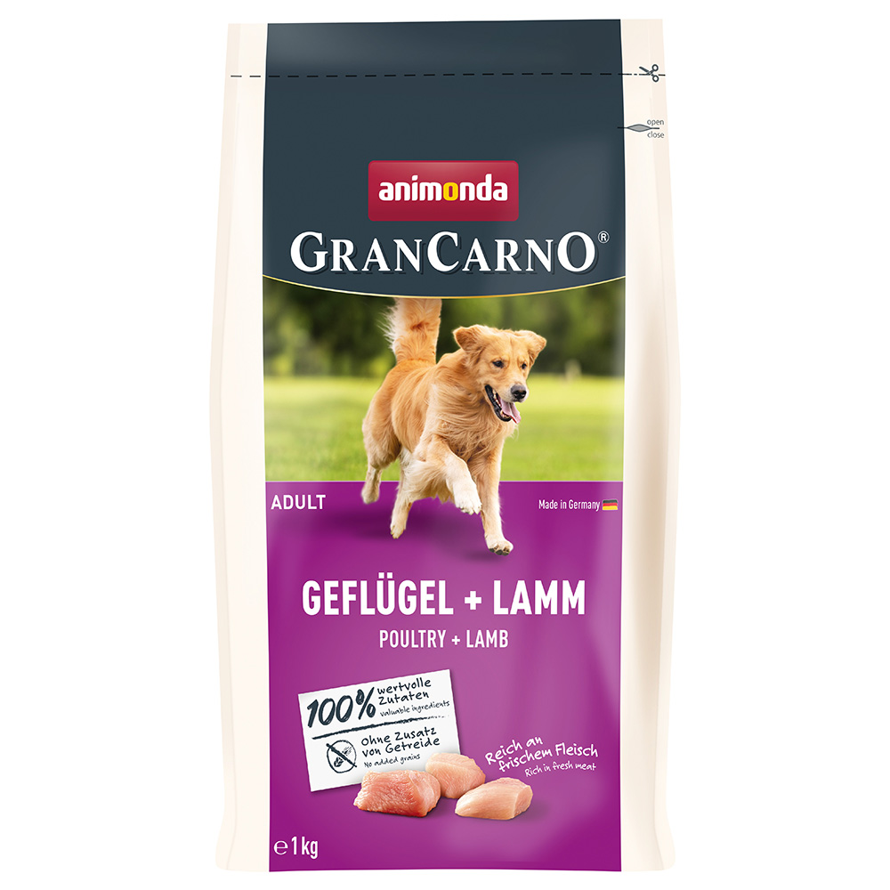 animonda GranCarno Adult Geflügel + Lamm - 1 kg von Animonda GranCarno