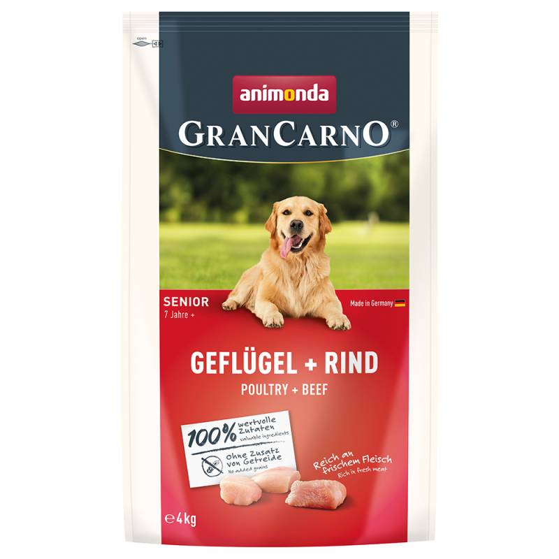 animonda GranCarno Senior Geflügel + Rind - 4 kg von Animonda GranCarno