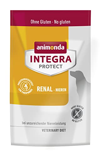 INTEGRA PROTECT Hundefutter Renal (1 x 4kg), von Veterinären empfohlen, Hochwertiges Ergänzungs Trockenfutter von animonda für erwachsene Hunde gegen Nierenprobleme (Niereninsfuffizienz) von Animonda Integra Protect