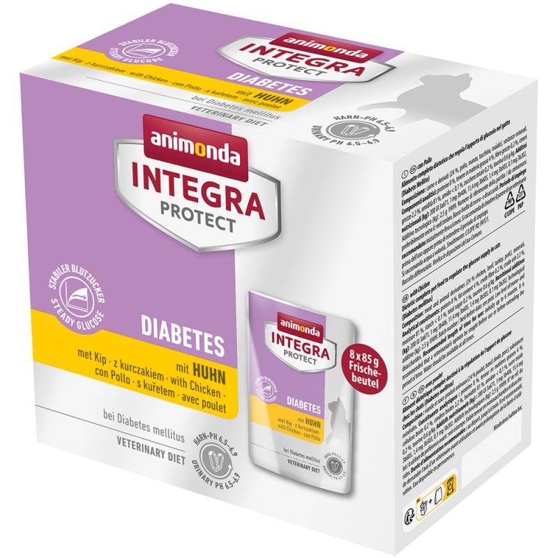 animonda Integra Protect Adult Diabetes 8 x 85 g - Huhn von Animonda Integra