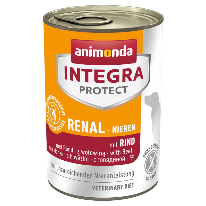 animonda Integra Protect Niere Dose - Sparpaket: 24 x 400 g Rind von Animonda Integra