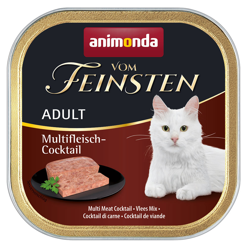 32 x 100 g animonda vom Feinsten + 20 x 15 g Milkies - Multi-Fleisch-Cocktail von Animonda Vom Feinsten