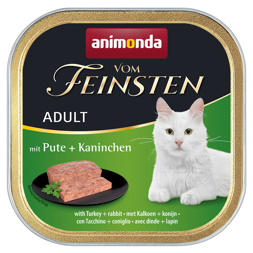 32 x 100 g animonda vom Feinsten + 20 x 15 g Milkies - mit Pute & Kaninchen von Animonda Vom Feinsten