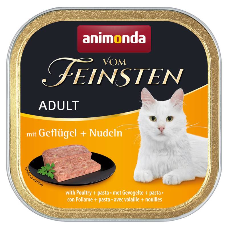 animonda vom Feinsten Adult 6 x 100 g - Geflügel & Nudeln von Animonda Vom Feinsten