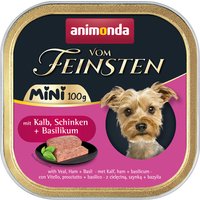 animonda vom Feinsten Adult Mini 32 x 100 g - mit Kalb, Schinken + Basilikum von Animonda Vom Feinsten