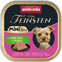 animonda vom Feinsten Adult Mini 32 x 100 g - mit Rind, Ente + Oregano von Animonda Vom Feinsten