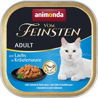 animonda vom Feinsten Adult NoGrain in Sauce 36 x 100 g - Lachs in Kräutersauce von Animonda Vom Feinsten