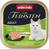 animonda vom Feinsten Adult mit Schlemmerkern 36 x 100 g - Pute, Hühnchenbrust & Kräuter von Animonda Vom Feinsten