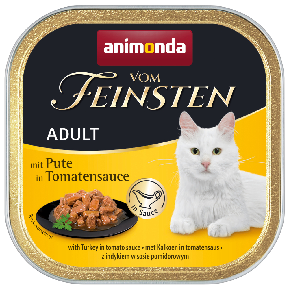 Megapack animonda vom Feinsten Adult NoGrain in Sauce 36 x 100 g - Pute in Tomatensauce von Animonda Vom Feinsten