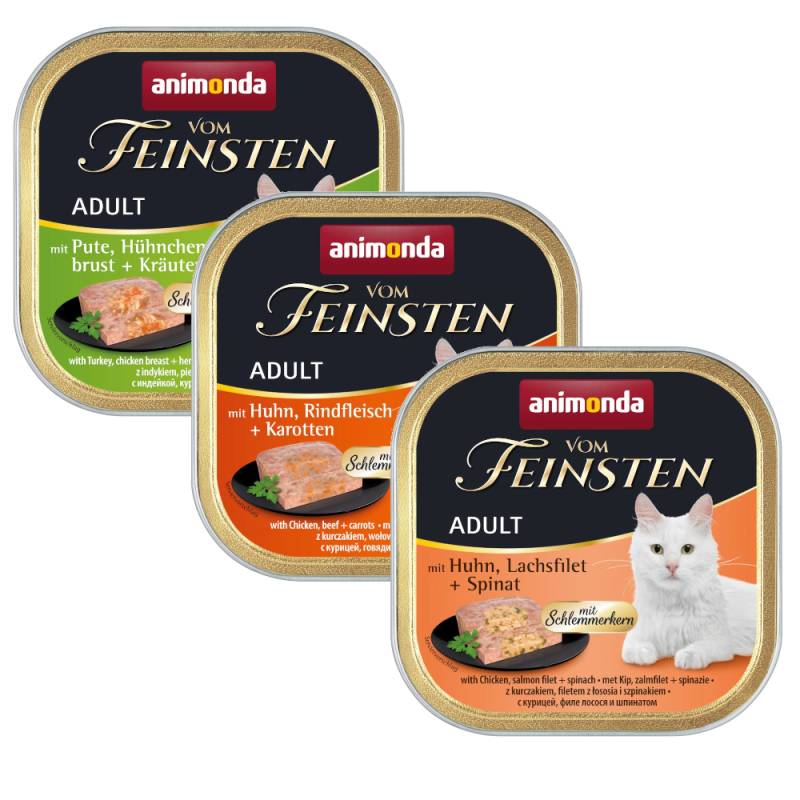 Mixpaket animonda Vom Feinsten 32 x 100 g - Schlemmerkern (3 Sorten) von Animonda Vom Feinsten