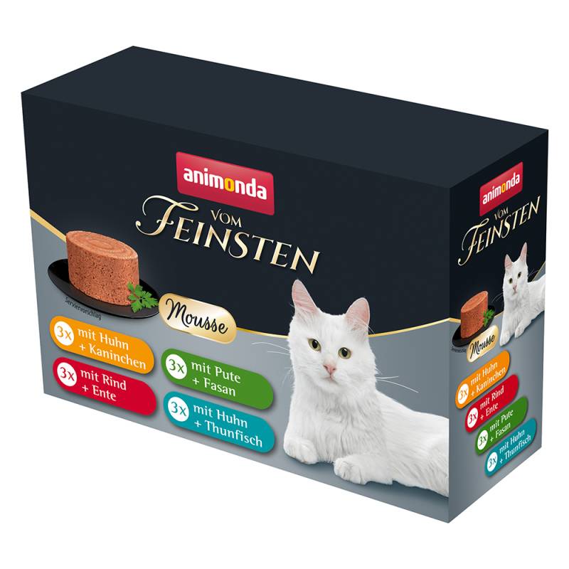 Sparpaket animonda Vom Feinsten Adult 24 x 85 g - Mousse-Vielfalt (4 Sorten) von Animonda Vom Feinsten