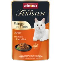 Sparpaket animonda Vom Feinsten Adult 36 x 85 g - mit Ente + Putenfilet von Animonda Vom Feinsten