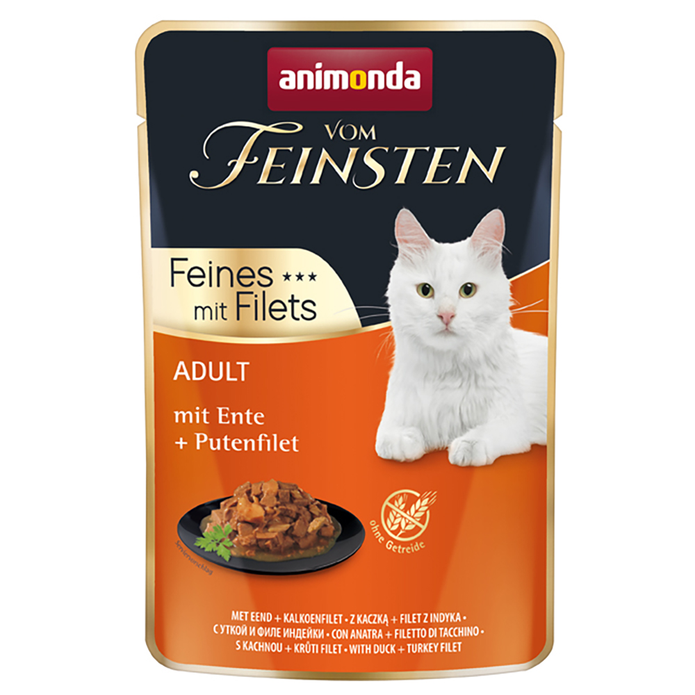 Sparpaket animonda Vom Feinsten Adult 36 x 85 g - mit Ente & Putenfilet von Animonda Vom Feinsten