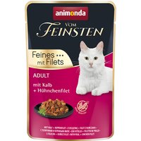 Sparpaket animonda Vom Feinsten Adult 36 x 85 g - mit Kalb + Hühnchenfilet von Animonda Vom Feinsten