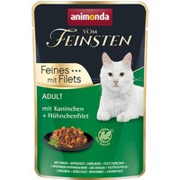 Sparpaket animonda Vom Feinsten Adult 36 x 85 g - mit Kaninchen + Hühnchenfilet von Animonda Vom Feinsten