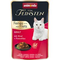 Sparpaket animonda Vom Feinsten Adult 36 x 85 g - mit Rind + Putenfilet von Animonda Vom Feinsten