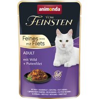 Sparpaket animonda Vom Feinsten Adult 36 x 85 g - mit Wild + Putenfilet von Animonda Vom Feinsten