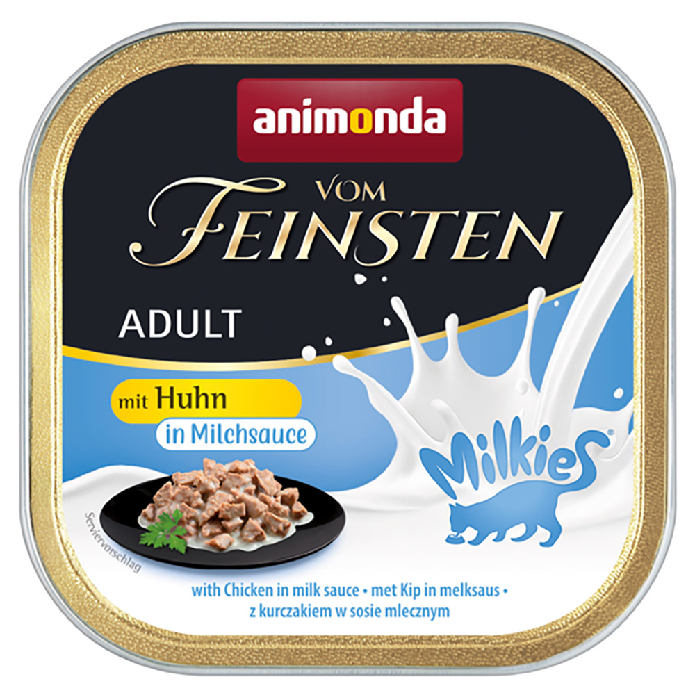 Sparpaket animonda Vom Feinsten Adult Milkies in Sauce 32 x 100 g - Huhn in Milchsauce von Animonda Vom Feinsten