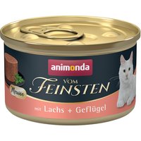 Sparpaket animonda Vom Feinsten Adult Mousse 24 x 85 g - Lachs + Geflügel von Animonda Vom Feinsten