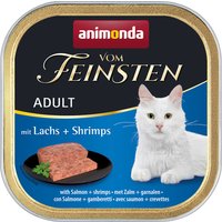 Sparpaket animonda vom Feinsten Adult 64 x 100 g - Lachs & Shrimps von Animonda Vom Feinsten