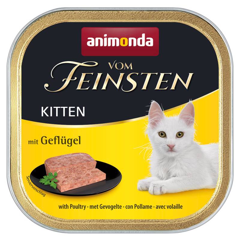 Sparpaket animonda vom Feinsten Kitten 36 x 100 g - mit Geflügel von Animonda Vom Feinsten