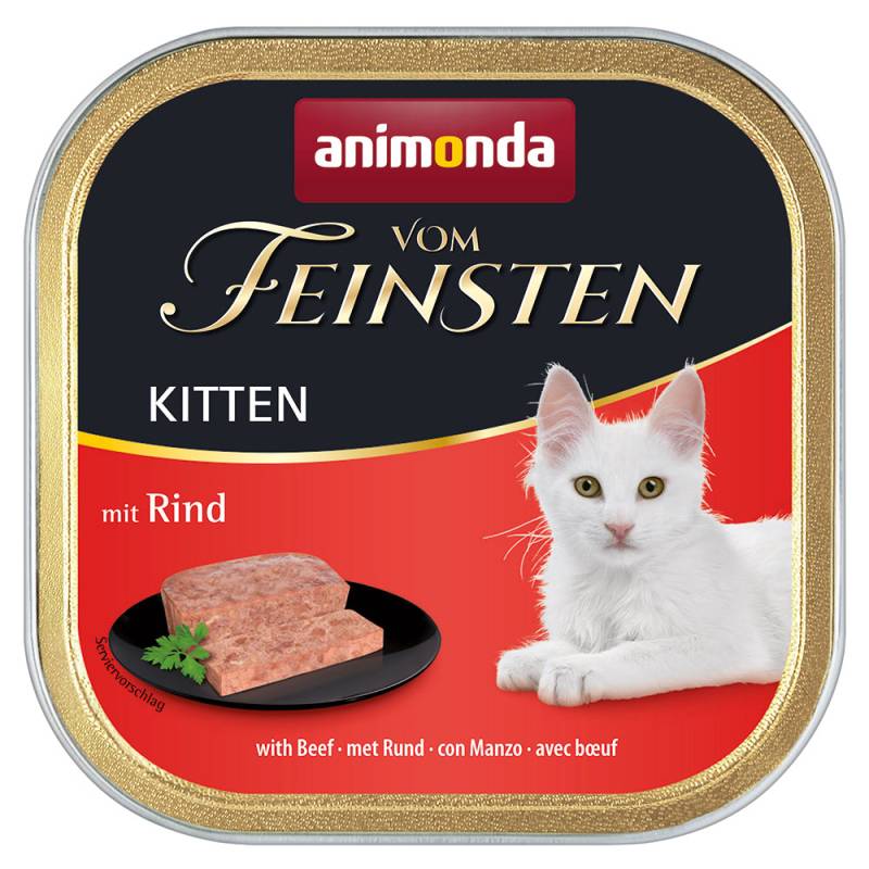 Sparpaket animonda vom Feinsten Kitten 36 x 100 g - mit Rind von Animonda Vom Feinsten