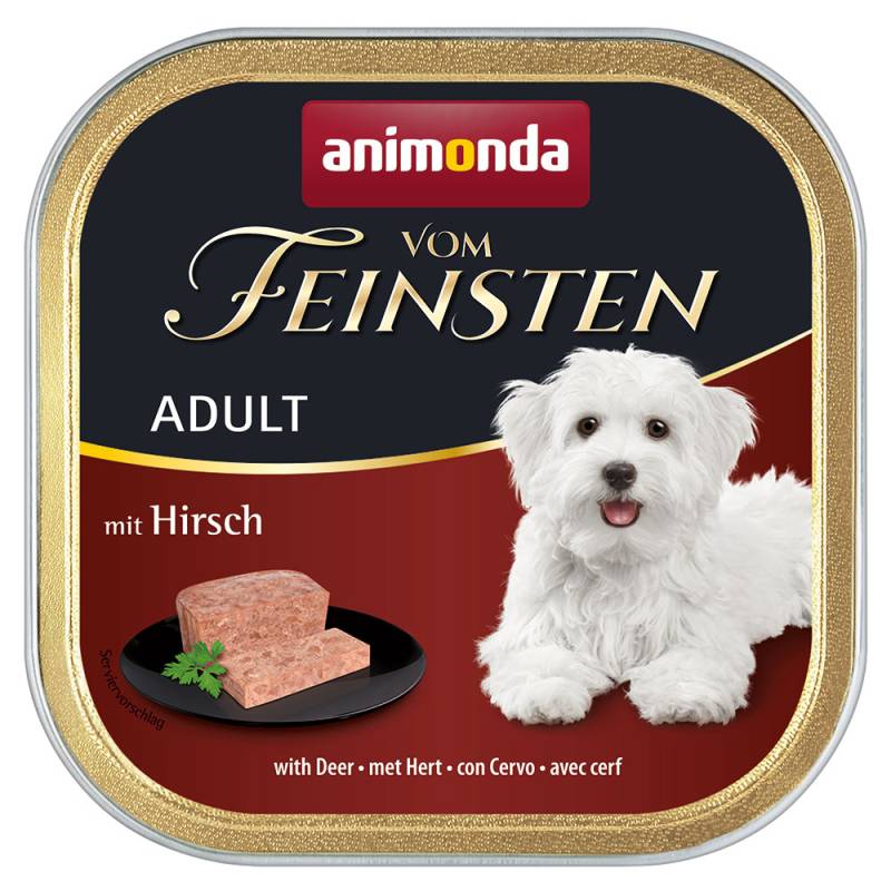 Sparpaket animonda vom Feinsten 24 x 150 g - Adult getreidefrei: Hirsch von Animonda Vom Feinsten