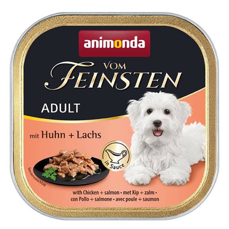 Sparpaket animonda vom Feinsten Adult 44 x 150 g - mit Huhn & Lachs in Sauce von Animonda Vom Feinsten