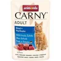 animonda Carny Nassfutter Katze Adult Rind & Perlhuhn 12x85 g von Animonda