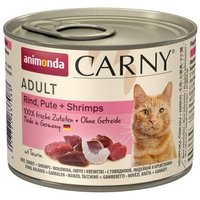 animonda CARNY Adult Rind, Pute & Shrimps 6x200 g von Animonda