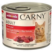 animonda Carny Nassfutter Katze Adult Rind pur 6x200 g von Animonda