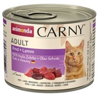 animonda Carny Nassfutter Katze Adult Lamm & Rind 6x200 g von Animonda