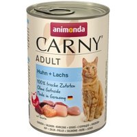 animonda Carny Nassfutter Katze Adult 6x400 g Huhn & Lachs von Animonda