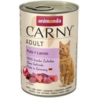 animonda Carny Nassfutter Katze Adult 6x400 g Pute & Lamm von Animonda