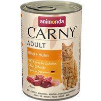 animonda Carny Nassfutter Katze Adult 6x400 g Rind & Huhn von Animonda