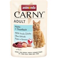 animonda Carny Nassfutter Katze Adult Huhn und Thunfisch 48x85 g von Animonda