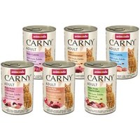 animonda Carny Nassfutter Katze Adult, Mixpaket 6x400 g von Animonda