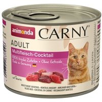 animonda Carny Nassfutter Katze Adult Multifleisch Cocktail 12x200 g von Animonda