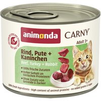 animonda Carny Nassfutter Katze Adult Rind, Pute und Kaninchen 24x200 g animonda Carny Nassfutter Katze Adult Rind, Pute und Kaninchen 24x200 g von Animonda