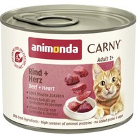 animonda Carny Nassfutter Katze Adult Rind und Herz 12x200 g animonda Carny Nassfutter Katze Adult Rind und Herz 12x200 g von Animonda
