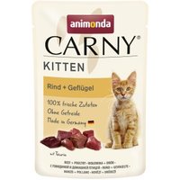 animonda Carny Nassfutter Katze Kitten Geflügel & Rind 12x85 g von Animonda